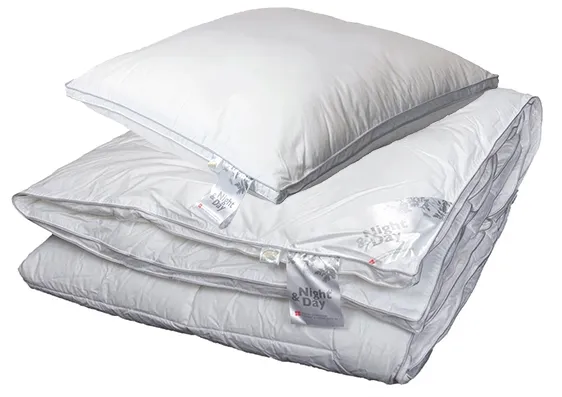 Night & Day Fiber Bettdecken-/Kissenset 140x200 cm.