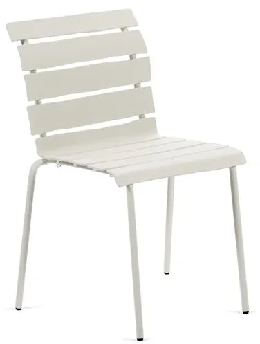 Valerie Objects Aligned Outdoor Esstischstuhl Weiß