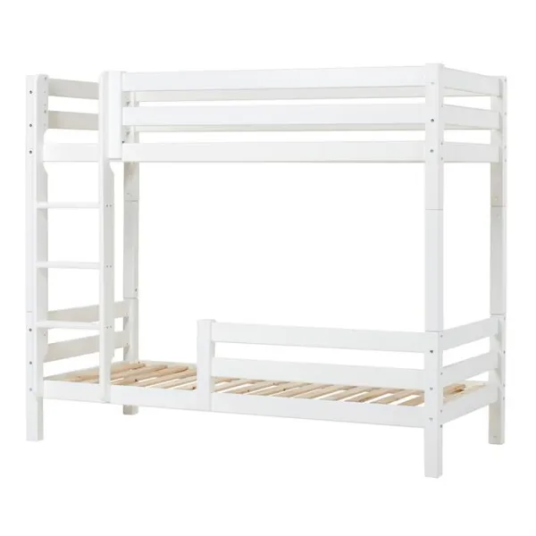 Hoppekids ECO Luxury hohes Etagenbett mit Leiter und Bettgitter - 90 x 200 cm