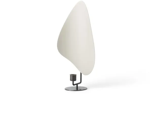 Audo Flambeau Kerzenhalter H34 Brünierte Messing/Grau