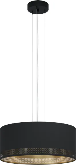 EGLO ESTEPERRA Pendelleuchte schwarz