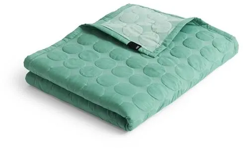 HAY Mega Dot Organic Bettüberwurf 195x245 Sea Green