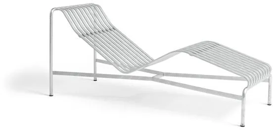HAY Palissade Chaise Longue Feuerverzinkter Stahl