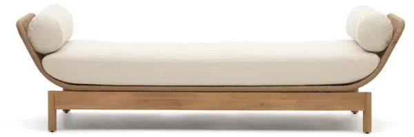 Catalina, Outdoor-Liege, natur, Massivholz